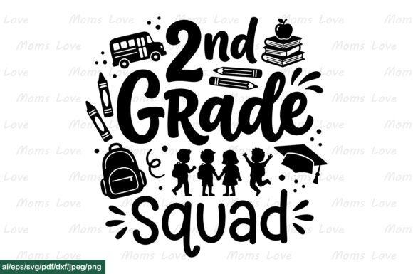 2nd Grade Squad SVG