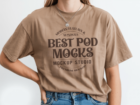 Gildan 5000 Brown Savana Tshirt Mockup: A Strategic Asset for Professional Brand Presentation