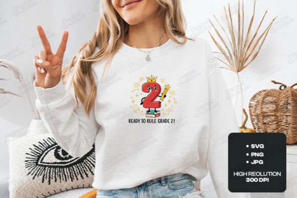 Ready to Rule Grade 2 Cute SVG