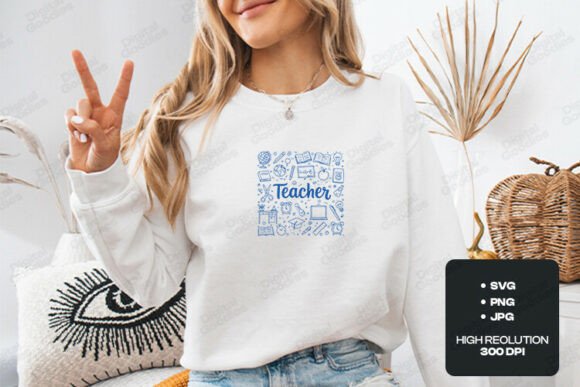 Redefining Educational Aesthetics: The Strategic Impact of Teacher School Icons Line Art Design