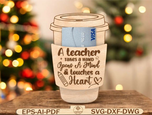 Strategic Application of Wooden Coffee Cup Teacher Gift Laser Cut in Professional Gifting and Branding